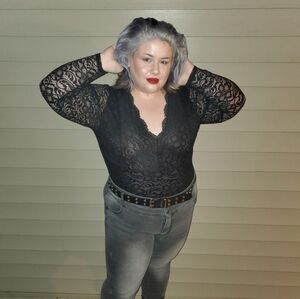 Black Lace Bodysuit Torrid 3x